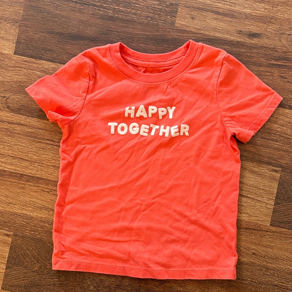 Cat & Jack Happy Together Kids T-Shirt - Coral